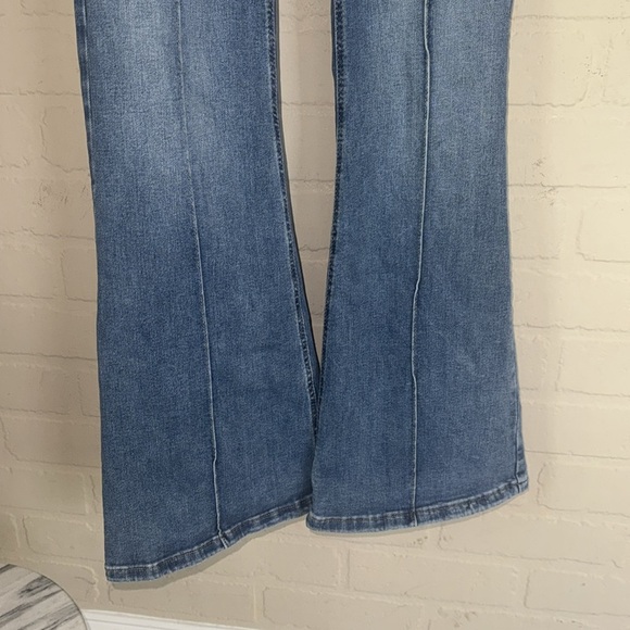 Garage denim jeans Low Rise Flare soft size 27 stretch boho festival hippie - Picture 3 of 6